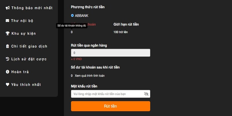 Nhập đúng thông tin theo yêu cầu mà biểu mẫu hiển thị