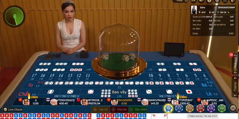 Người chơi có thể kết hợp giữa cược cho cửa chính lẫn phụ