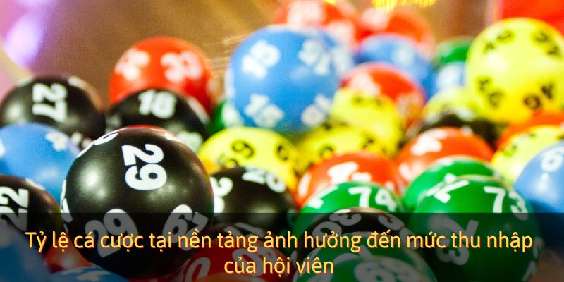 Tỷ lệ cá cược tại nền tảng ảnh hưởng đến mức thu nhập của hội viên